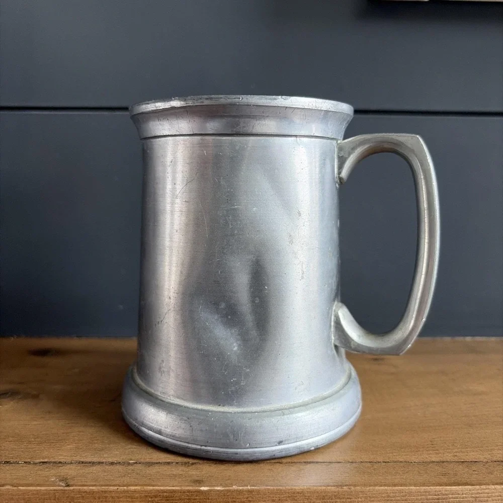 VTG Pewter Tankard Beer Mug Stein, The Crows Nest, Guam USA‎ Travel Souvenir